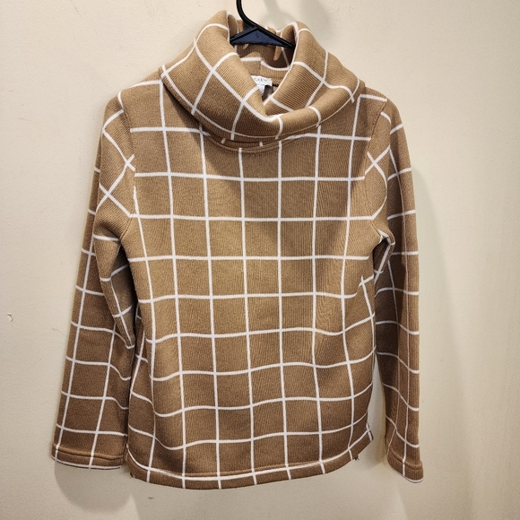 J. CREW cowl Neck Tan Sweater Size S - Picture 5 of 14